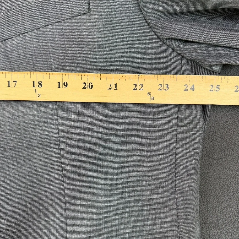 Lauren Ralph Lauren Mens 48L Grey 100% Wool Natural Stretch Blazer Sport Coat